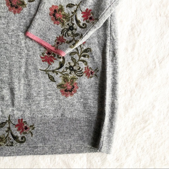 LOFT | Plus Wool Blend Blooming Vine Sweater *NWT* - Picture 4 of 10